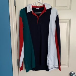 Urban Outfitters rugby type 1/4 button shirt.